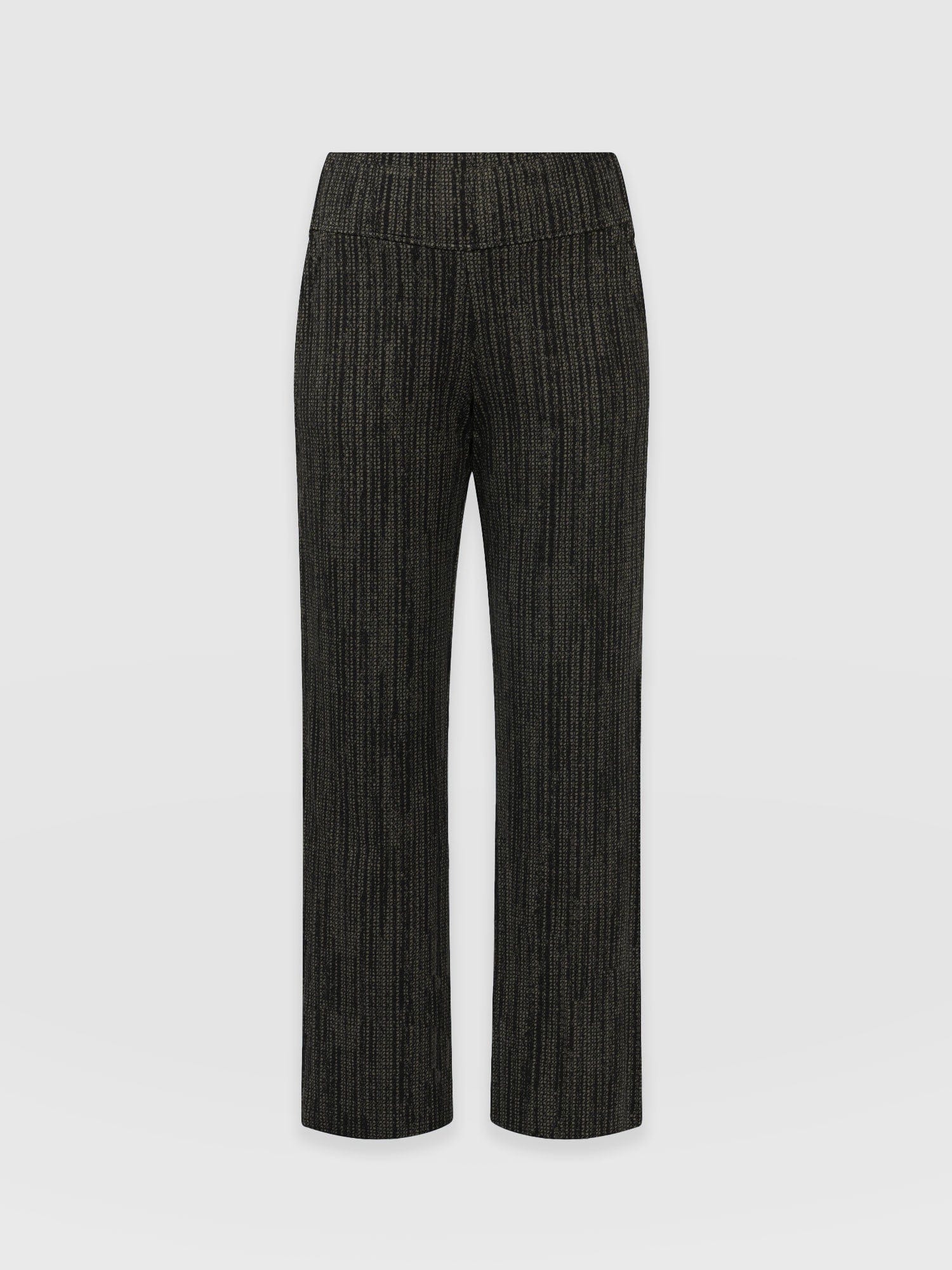 Runway Pant - Green Pixel